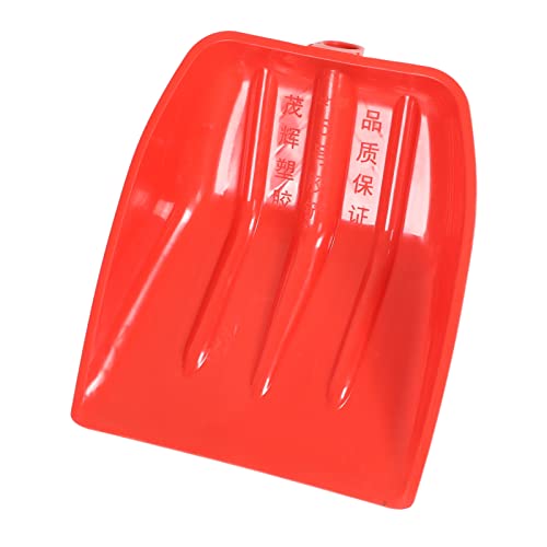 Kadimendium Plastic Garden Shovel, Red Easy to Install Snow Shovel for Rubbish for Fallen Leaves(41 X 35cm / 16.1 X 13.8in)