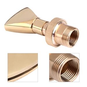 Zerone Fountain Nozzle, 1/2" DN15 3/4" DN20 Direction Adjustable Fan Shaped Brass Fountain Nozzle Sprinkler Spray Head for Garden Pond, Amusement Park, Museum