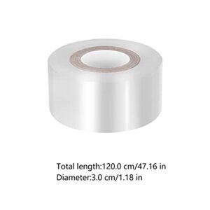 Happyyami Clear Tape Clear Tape 5 Rolls Grafting Tape PE Stretchable Self- Adhesive Membrane Clear Floristry Film Barrier for Garden Nursery Fruit Trees Seedling White Duct Tape White Duct Tape