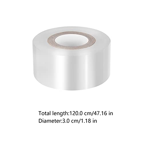 Happyyami Clear Tape Clear Tape 5 Rolls Grafting Tape PE Stretchable Self- Adhesive Membrane Clear Floristry Film Barrier for Garden Nursery Fruit Trees Seedling White Duct Tape White Duct Tape