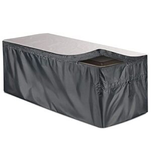 Outdoor Storage Box Cover Waterproof Outdoor Furniture Winter Cover for Garden Deck Box Container