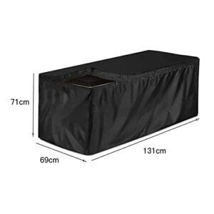 Outdoor Storage Box Cover Waterproof Outdoor Furniture Winter Cover for Garden Deck Box Container