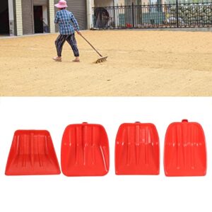 Plastic Garden Shovel Snow Shovel Red Thickened PP Plastic Wear Resistant Kids Safe Shovel for Garden Snow Removal Tool(1501-5)