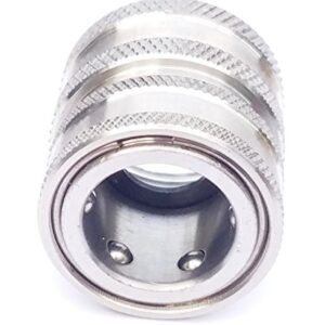 Sellerocity Brand Pressure Washer Quick Connect 1/2" Female Socket X 3/4" Female Garden Hose Connector, Replaces General D10012