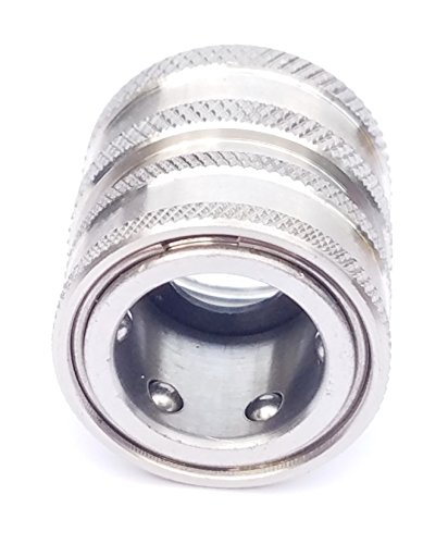 Sellerocity Brand Pressure Washer Quick Connect 1/2" Female Socket X 3/4" Female Garden Hose Connector, Replaces General D10012