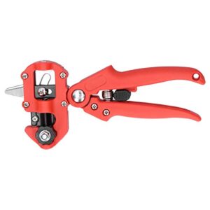 Tree Grafting with a Storage Bag ABS Material Graft Cutting Scissors Garden Grafting Tool Set More Effective for Removing Useless Leaves Branches and Stems(red)