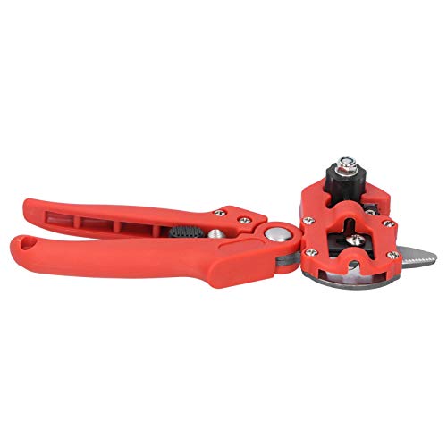 Tree Grafting with a Storage Bag ABS Material Graft Cutting Scissors Garden Grafting Tool Set More Effective for Removing Useless Leaves Branches and Stems(red)