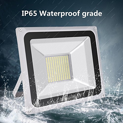 LED Flood Light,30W 3000lm 6000-6500K Cold White,IP65 Waterproof,Aluminium Strahler 110V Outdoor Super Bright Security Lights,Stadium Lights for Garden,Garage,Warehouse,Square (Cold White, 30W)