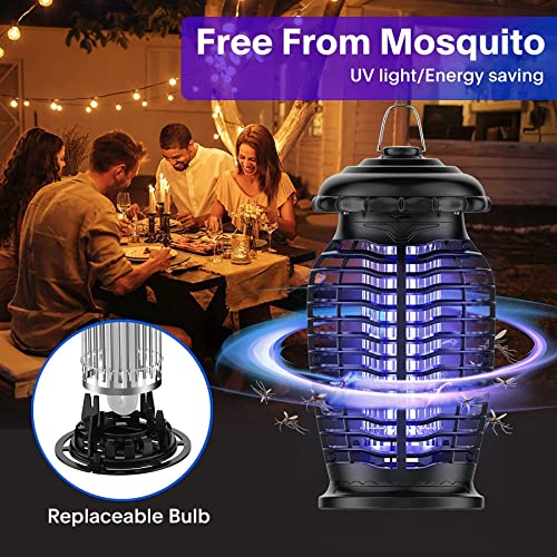 Bug Zapper Electronic Mosquito Zapper,Pest Trap for Fly Zapper Gnat Moth,Insect Killer for Home Garden