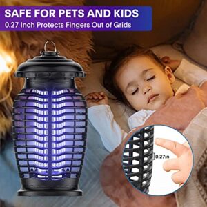 Bug Zapper Electronic Mosquito Zapper,Pest Trap for Fly Zapper Gnat Moth,Insect Killer for Home Garden