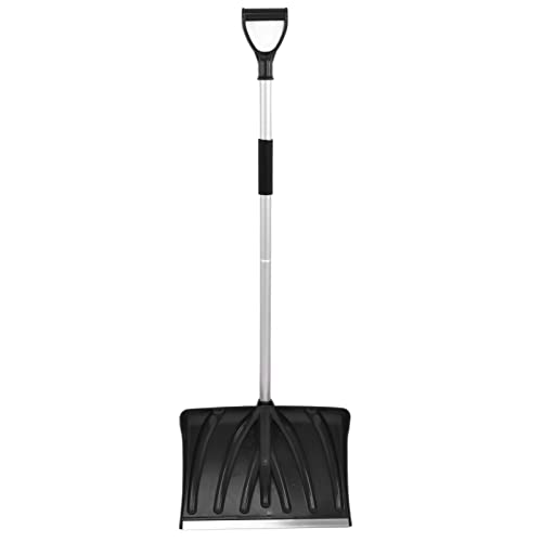 Snow Shovel, Portable Snow Shovel for Driveway Detachable Snow Pusher Aluminium Alloy Lightweight Snowmobile Shovel for Car Outdoor Camping and Garden