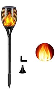 ubrand solar torch light waterproof 96led outdoor landscape light,solar flame garden patio torch-1