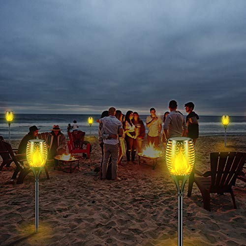 Ubrand Solar Torch Light Waterproof 96Led Outdoor Landscape Light,Solar Flame Garden Patio Torch-1