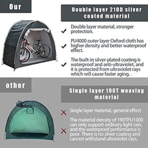 XIYI New 2021 Foldable Storage Bike Tent, Portable Outdoor Waterproof Bicycle Storage Shed, Suitable for Lawn Garden Pool Tool Storage Shed, Large Capacity, Space Saving,Blue