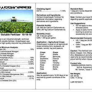 Grasshopper 19-19-19 Foliar Fertilizer