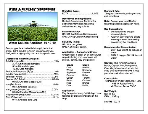 Grasshopper 19-19-19 Foliar Fertilizer