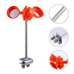 ULTECHNOVO Reflective Windmill Pinwheel Bird Control Scare Device for Garden Farm Pet Toys