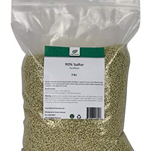 Sulfur Fertilizer 90% 15 Pounds by Garden Naturals