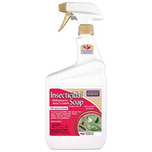 bonide insecticidal soap, 32 oz ready-to-use spray multi-purpose insect control for organic gardening indoor and outdoor