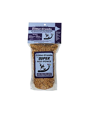 Mouse-Mix Natural Pest Deterrent Critter Crumbs with Super Pest Power for Outdoor Lawn and Garden Rodent Repellent Mice Mouse Rat Rabbit and Deer Control