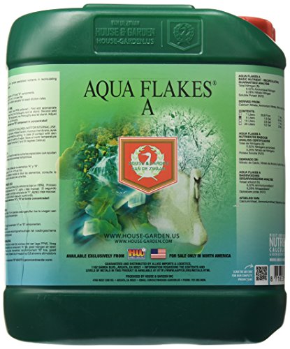 House & Garden HGC749644 Aqua Flakes A Hydroponic Nutrient Fertilizer, 5 L, Natural