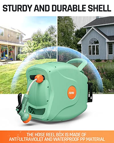 FIILPOW Automatic Pool Cleaner & 100 FT Garden Hose Reel