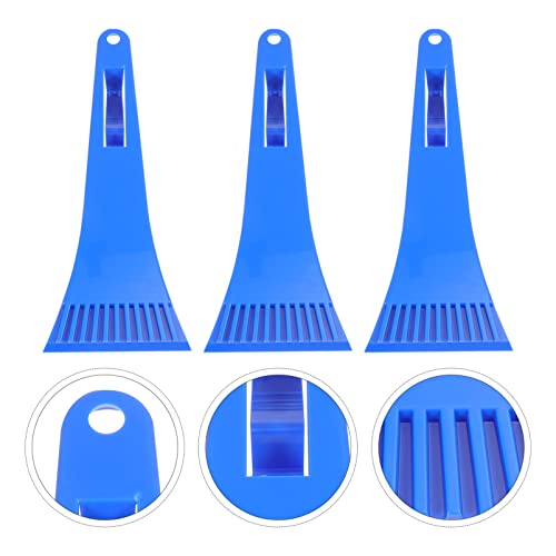 BESPORTBLE Scrapper Scraper 3pcs Freezer Shovel Ice Snow Remover Refrigerator Ice Scrapers Ice Snow Remover Scoops for Window Garden Pathway Driveway Car Car