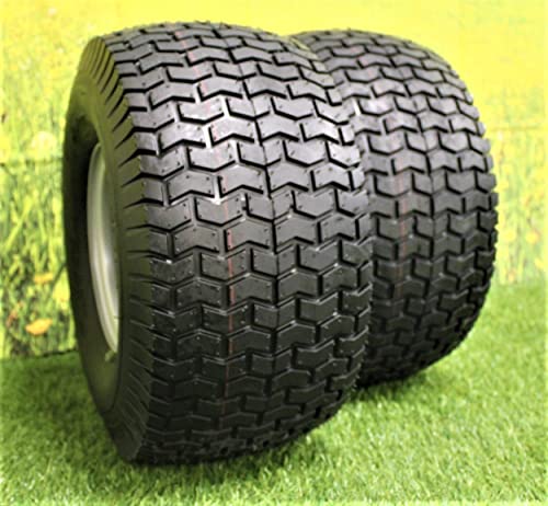 (Set of 2) (ATW-001) 20x10.00-8 Tires & Wheels 4 Ply for Lawn & Garden Mower (Compatible with Husqvarna)