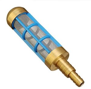 suction filter, pressure washer water suction filter drum, brass pick up filter strainer drum suction, brass 3/4” 1/2” hose water suction strainer pickup filter for pressure washer