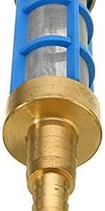 Suction Filter, Pressure Washer Water Suction Filter Drum, Brass Pick Up Filter Strainer Drum Suction, Brass 3/4'' 1/2'' Hose Water Suction Strainer Pickup Filter for Pressure Washer