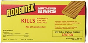 farnam rodentex multi-feed bars, 4 lbs,1 pound (pack of 4)