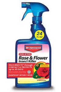bioadvanced dual action rose and flower insect killer, ready-to-use, 24 oz