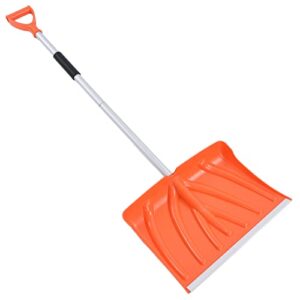snow shovel, portable detachable snow shovel with d grisp handl for car home garage garden kids snow removal shovel