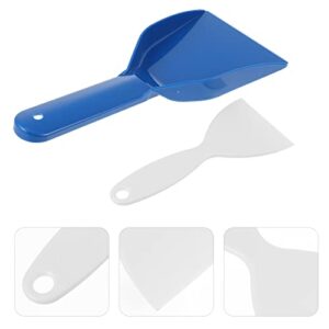 YARNOW 6pcs Shovels Scoops Tools Removing Deicing Tool Handheld Scraper Shovel Freezer Fridge Plastic Snow Refrigerator Ice Scoop Removal Garden Cleaning Practical Remover Scrapers for
