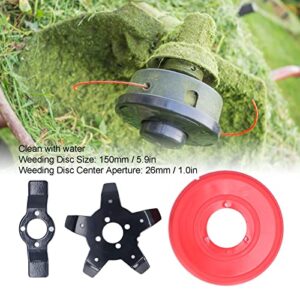 Zerodis 26mm Handheld Multifunctional Weeding Head, Mowing Blade for Weeding Rice Fields and Gardens