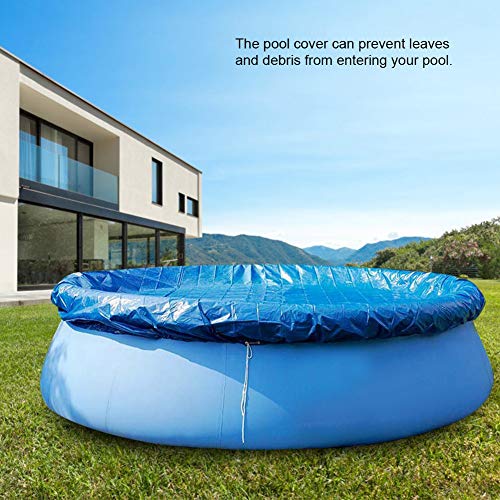 Taidda- Swimming Pool Accessories, Durable Rain Proof and Dust Proof Dust Proof Swimming Pool Cover, Garden for Swimming Pool280Cm Diameter