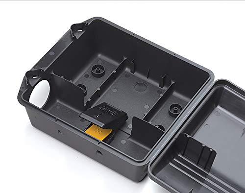 Tomcat Rodent Station, Includes 1 Rodent Station with 4 Bait Securing Rods and 1 Security Key - Fits Rat or Mouse Sized Traps (Baits & Traps Sold Separately) - Use Indoors or Outdoors