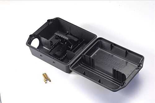 Tomcat Rodent Station, Includes 1 Rodent Station with 4 Bait Securing Rods and 1 Security Key - Fits Rat or Mouse Sized Traps (Baits & Traps Sold Separately) - Use Indoors or Outdoors