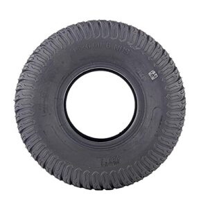 MILLION PARTS 2 Tubeless 15x6.00-6 Turf Tires Lawn & Garden Mower Tractor Cart Tire 4 Ply