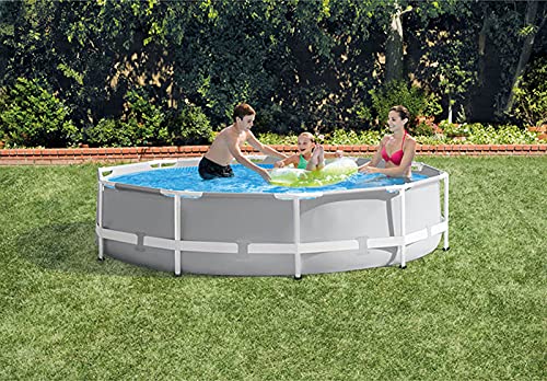 Bewinch Swimming Pool,Paddling Pools for Kids,Round Frame with Filter Pump 12 Ft X 30 Inch 366 X 76 cm Garden Outdoor Backyard