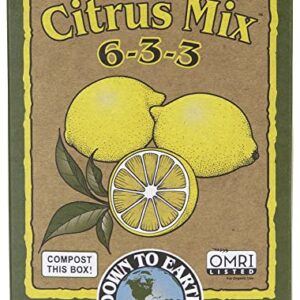 Down to Earth Organic Citrus Fertilizer Mix 6-3-3, 1 lb