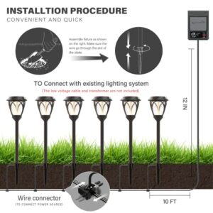 Malibu Kristi Collection LED 0.8 Watts Low Voltage Pathway Light Outdoor Garden Lights Landscape Lights for Lawn, Patio, Yard, Walkway, Driveway 8422-3103-01