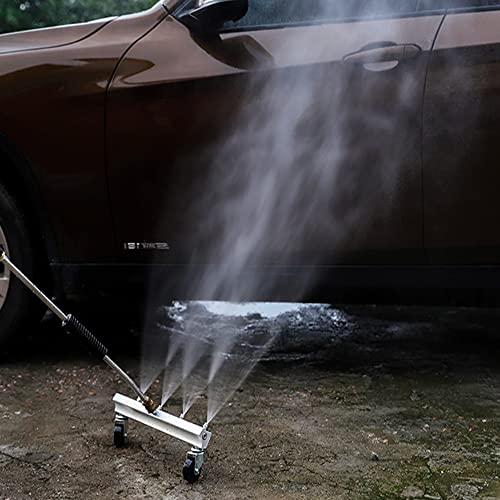 Xiny Tool Pressure Washer Undercarriage Cleaner, Under Car Washer Water Broom with 13 Inch Extension Wand and 45-Degree Angled Wand, 4000 PSI