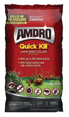 Central Garden Brands 100525725 Amdro Quick Kill Lawn Granules, 10-Lbs. - Quantity 4