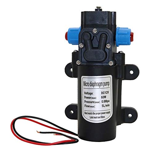 Hose Repair Connector Extender DC 12V 0.8MPa 5L/min Agricultural Electric Water Pump Micro Diaphragm Water Sprayer Car Wash Garden Irrigation Tool 1 Pc (Color : Power Adapter)