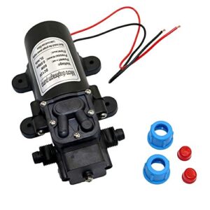 Hose Repair Connector Extender DC 12V 0.8MPa 5L/min Agricultural Electric Water Pump Micro Diaphragm Water Sprayer Car Wash Garden Irrigation Tool 1 Pc (Color : Power Adapter)