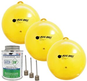 gnat ball starter kit – gnats, house fly, no-see-um, aphids whiteflies,and love bug trap