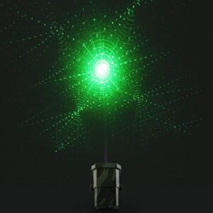 Outdoor Waterproof Laser Projector Light- Moving RGB 20 Patterns- with RF Remote Control and Timer, Perfect for Lawn, Party, Garden Decoration (Green)- NL69