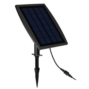 Lancoon Solar Powered Air Pump Kit, 2.5W Solar Panel, Air Pump, Air Hoses and Airing Stones for Garden Fish Tank Pool Fishing Pond