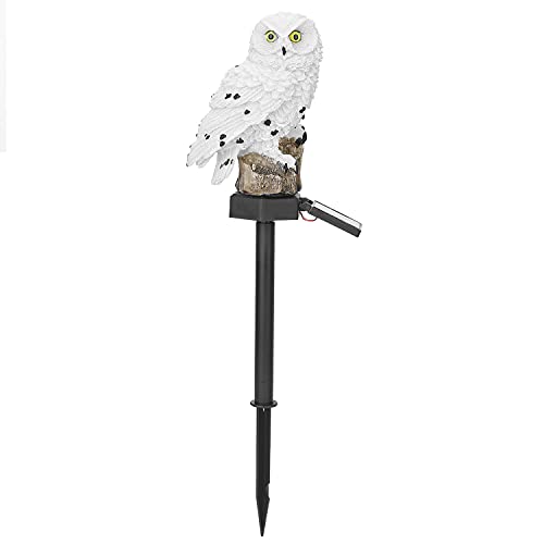 Owl Solar Garden Light - IP65 Waterproof Decorative with Stake for Outdoor Yard Pathway Outside Patio Lawn Decor Scare Birds Away